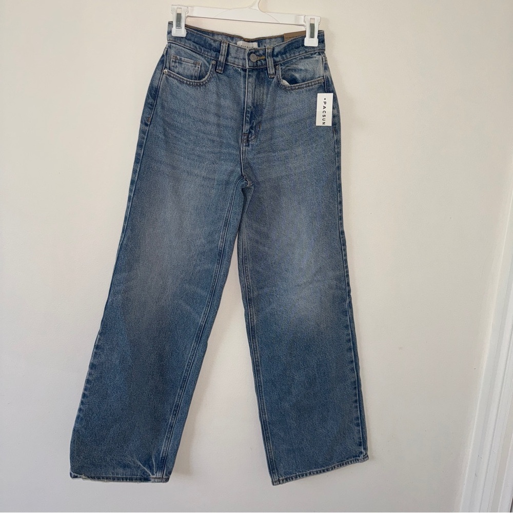 NWT PacSun Cali Medium Indigo Baggy Boyfriend Jeans 22 - Picture 2 of 7